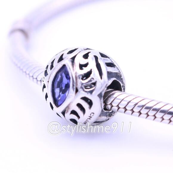 Authentic Chamilia Cellebrations February Swarovs Birthstone Swarovski Bead - Picture 3 of 8